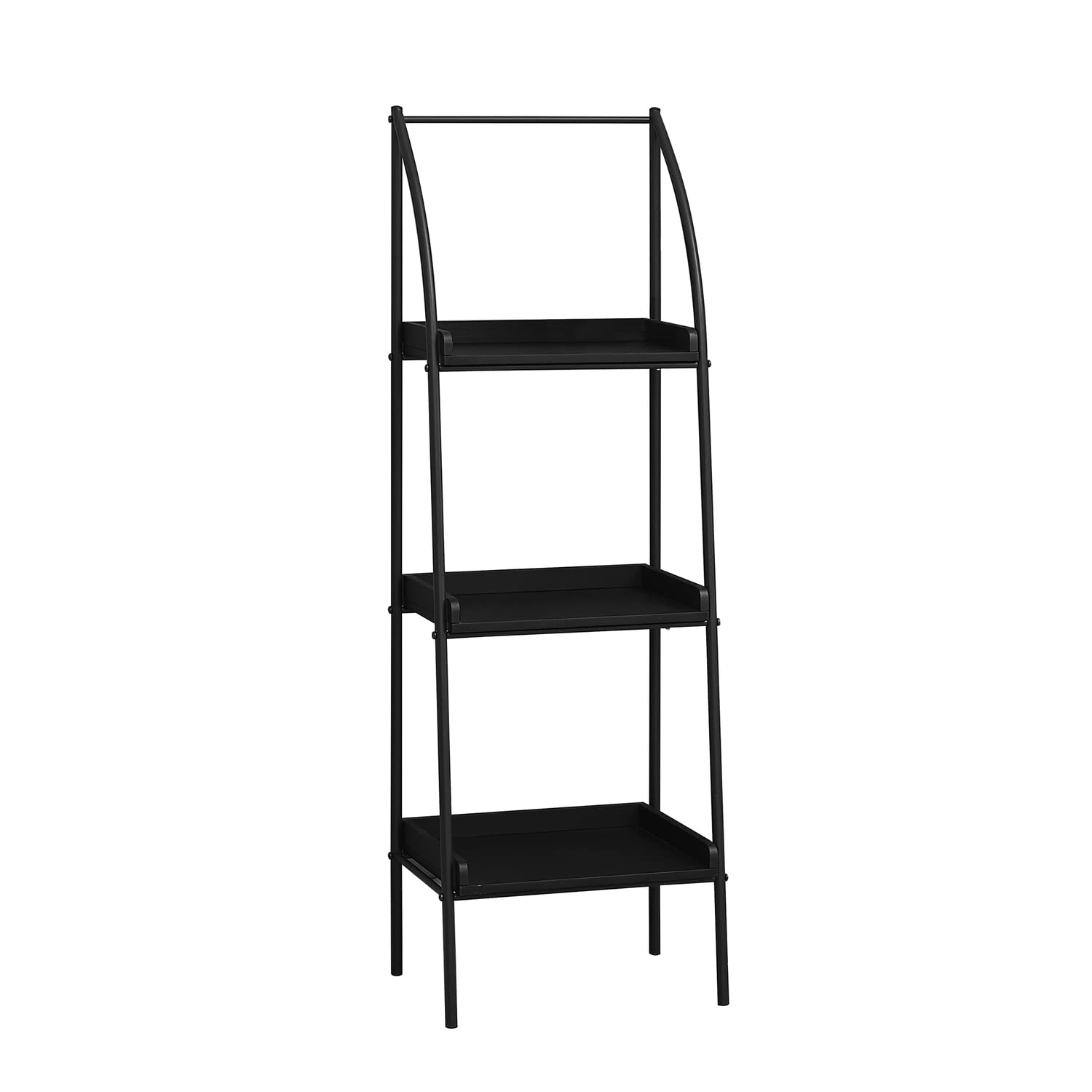 Monarch Bookcase - 48' H/Metal, Black