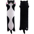 MIAOHAHA 43.2in Long Plush Cat Toy Pillow Stuffed Animal Cat Kids Plush Toy Pillow for Kids and Girls Toy Doll(110cm/43.2in)