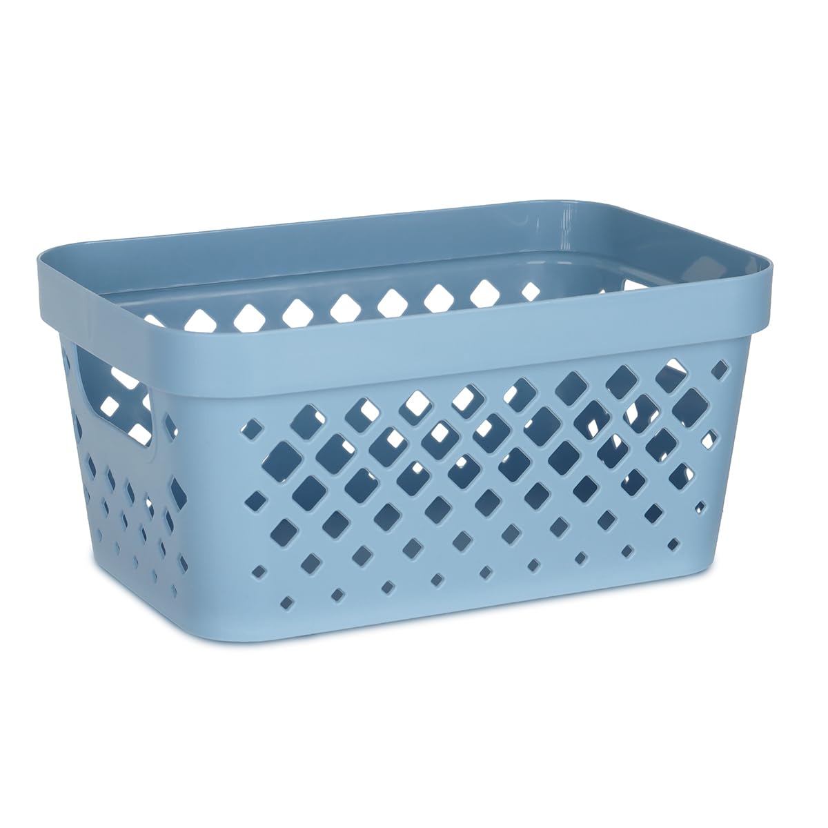 Glad Plastic Baskets For Organizing, Set Of 6 | Pantry Storage For Under Counter, Linen Closet, And Bathroom | Nesting Shelf Bin
