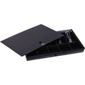 Sparco 15505 Money Tray, W/ Locking Cover, 16-Inch X11-Inch X2-1/4-Inch , Black