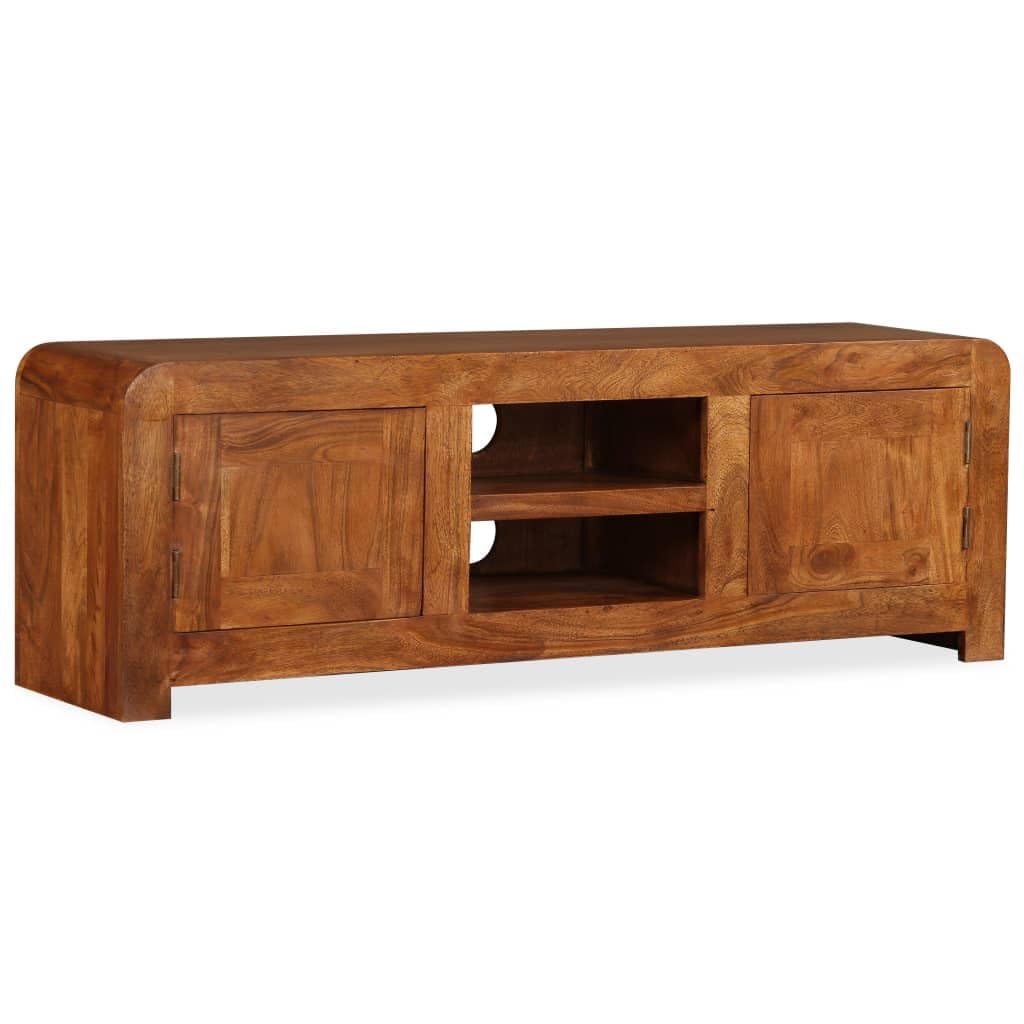 vidaXL Solid Wood Sheesham TV Cabinet - Thumbnail 2