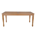 Anderson Teak TB-6536 Rockford Rectangular Teak Dining Table, Natural