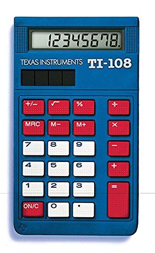 Texas Instruments Ti-108 Solar Powered Calculator