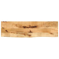 vidaXL Table Top 39.4inchx15.7inchx1.5inch Live Edge Solid Wood Rough Mango