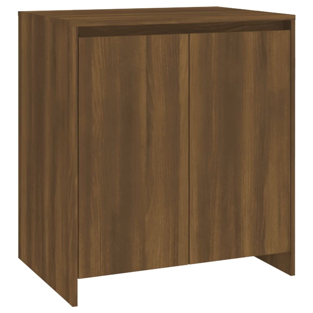 Sideboard Brown Oak 27.6&quot;x15.7&quot;x28.9&quot; Engineered Wood