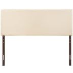 CasaFoyer  Region Linen Fabric Upholstered King Headboard | Luxurious & Serene Upgrade for Your Bed