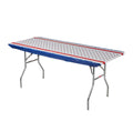 Kwik-Covers 6' Rectangle Plastic Table Covers 30' X 72', Bundle Of 5 (Patriotic)