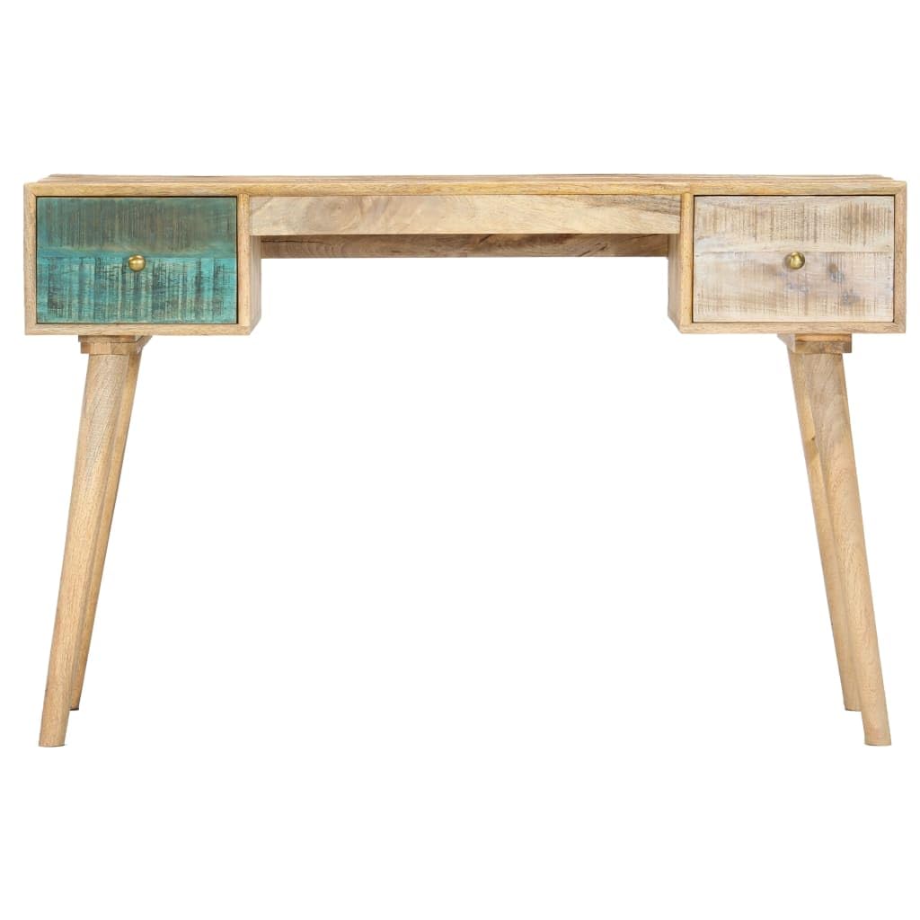 vidaXL Desk 46.5"x19.7"x29.5" Solid Mango Wood