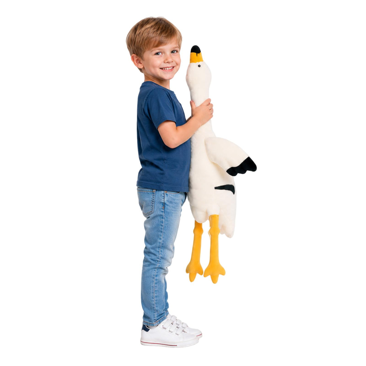 TEFU Plush Toys Soft Animal Pillows Childrens Gifts white35.4in