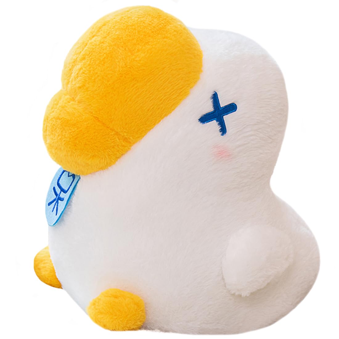 Elainren Chubby White Goose Stuffed Animals Toy Ultra-Soft Farm Goose Plush Body Pillow Cuddle Fat Swan Plushie Cushion/15.7 ' '