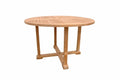 Anderson Teak Tosca Round Table with Frame, 4-Feet,Golden Light Teak,TB-004RF