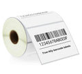 True-Ally 100X75 Direct Thermal (Dt) Barcode Label Sticker - 4 X 3 Inches - 100Mm X 75Mm - 500 Labels Per Roll - White Self Adhe
