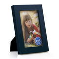 RPJC 4x6 inch Picture Frame Made of Solid Wood High Definition Glass for Table Top Display and Wall Mounting Photo Frame Jazz Bl