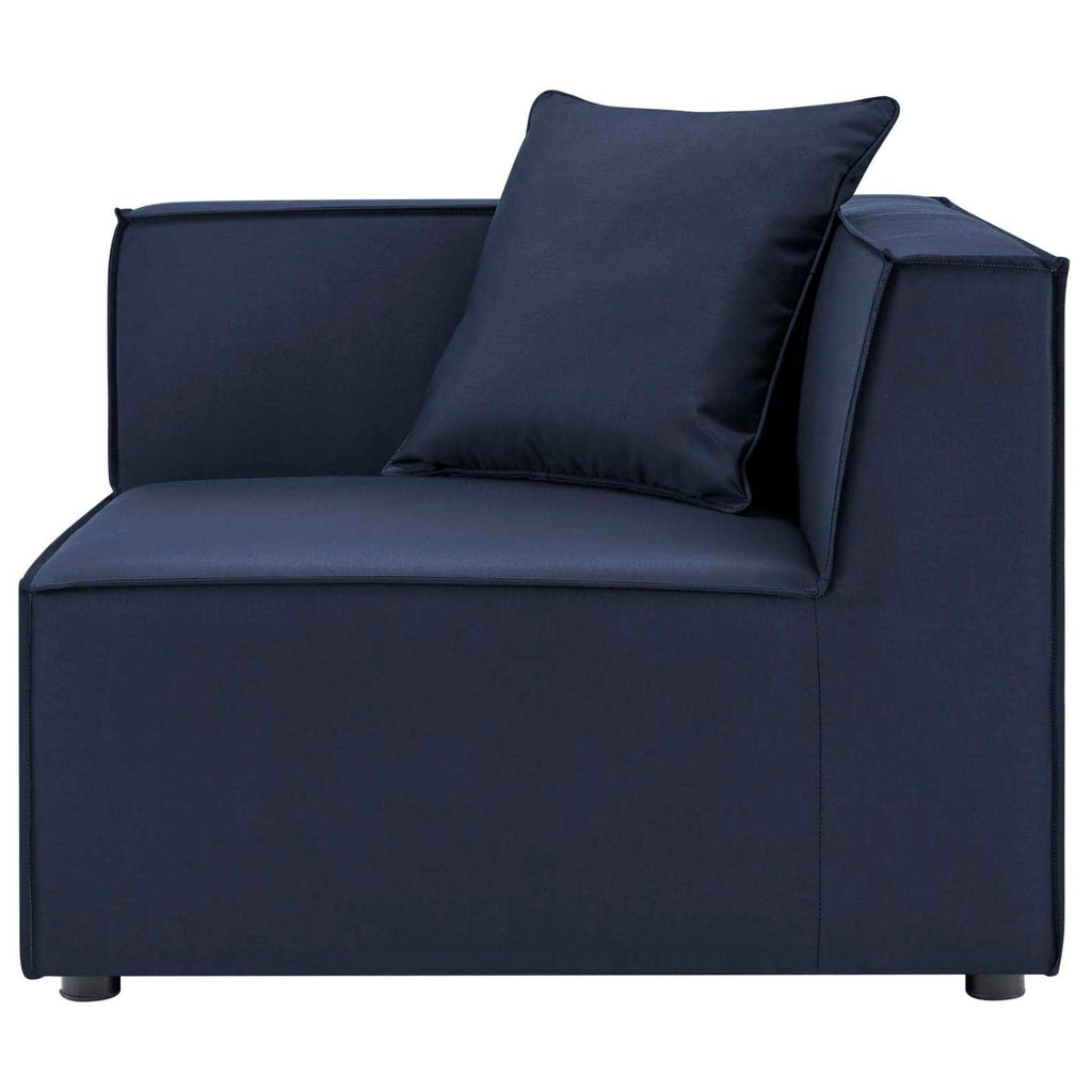 Modway Eei-4210-Nav Saybrook Outdoor Patio Upholstered Sectional Corner Chair, Navy