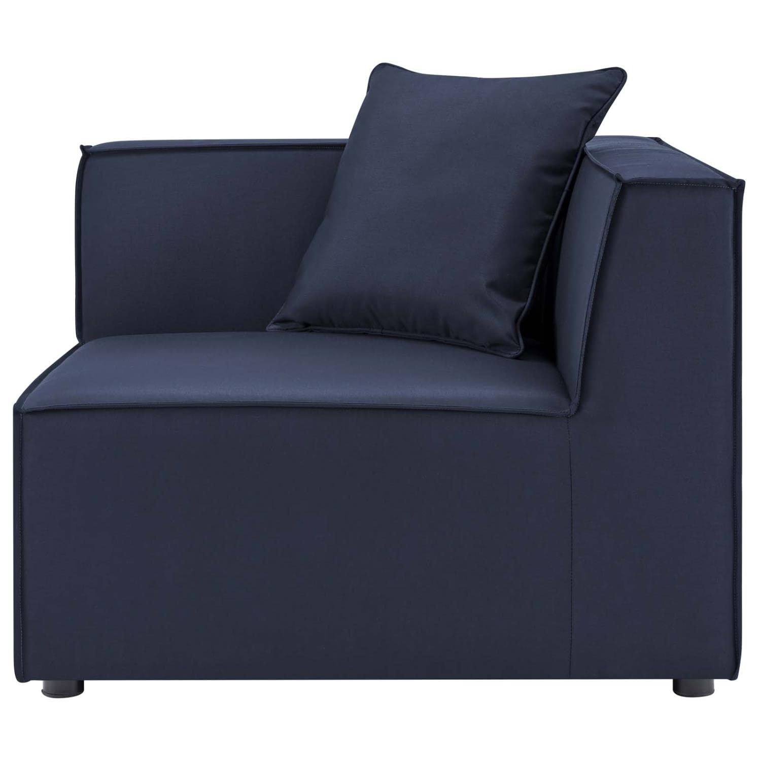 Modway Eei-4210-Nav Saybrook Outdoor Patio Upholstered Sectional Corner Chair, Navy