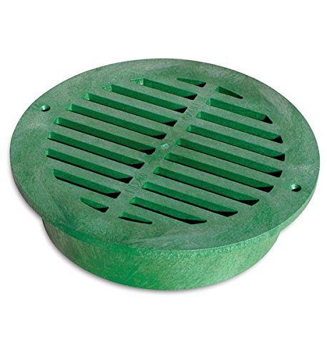 National Diversified Sales 1250 12' Round Green Sewer & Drain Grate
