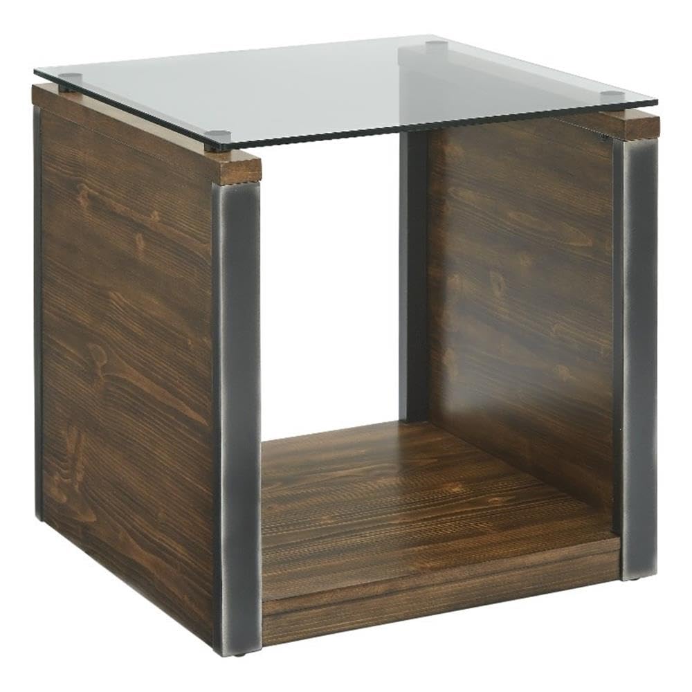 Progressive Furniture Midtown End Table, Toffee