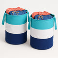 Unicrafts Durable and Collapsible Non Woven Laundry Storage Bag with Handles Clothes & Toys Storage Foldable Laundry Bag Combo P