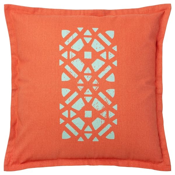 Bs Case Ikeaa GokvLl Cushion Cover, BrownRed, Mosaic Pattern, 50 X 50 Cm, Cotton