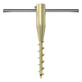 Dakepole Patio Ground Beach Sand Umbrella Anchor,Rust Free Outdoor Beach Sand Umbrella Base With Ground Anchor Screw For Sun Pro