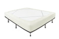 Biscaynebay Decorative Box Spring Cover Full & Full Xl Size, Ivory Luxurious Jersey Knitting Stretchy Wrap Around 4 Sides Bed Sk