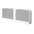 NIDHEARU Wall Mounted Double Layer Soap Dish with Drain Tray Soap Holder Bathroom Storage Box with Lid Soap Case for Kitchen Bat