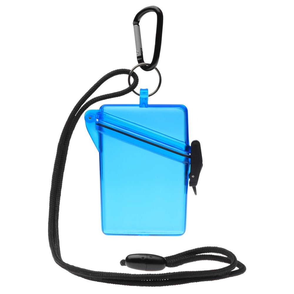 Witz 00402-Blue See It Safe Waterproof Id/Badge Holder Case, Blue