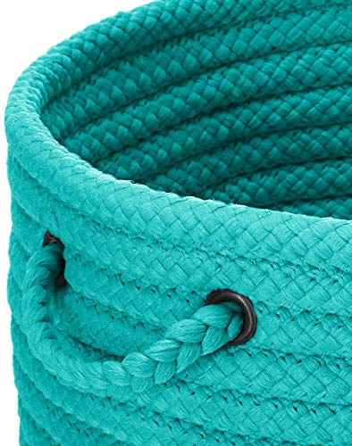 Colonial Mills Simply Home Solid Utility Basket, 24 By 14-Inch, Turquoise