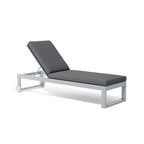 Anderson Teak SL-1008 Lucca Modern Sun Lounger, Gray