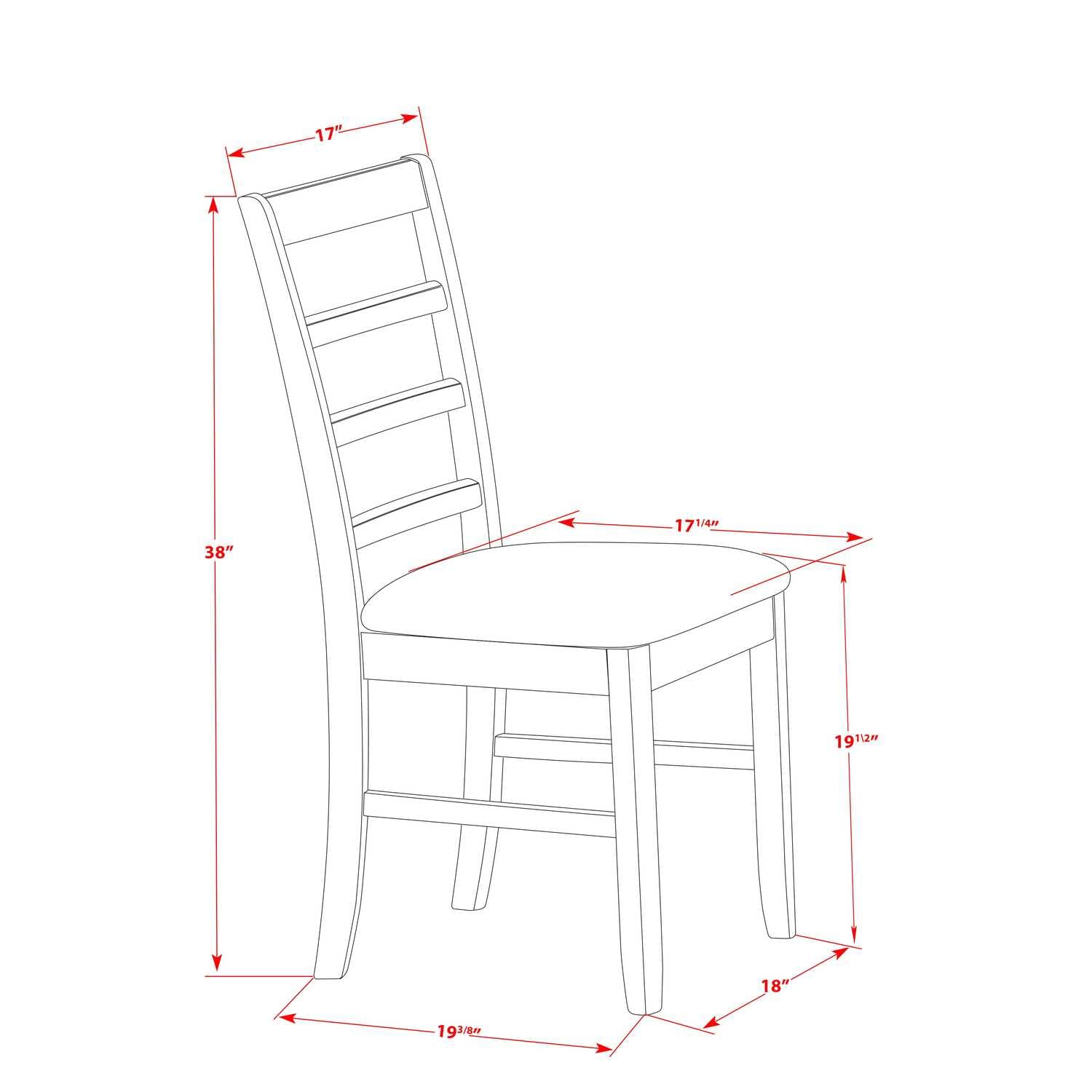 East West Furniture Amke5-Bch-W 5 Piece Dining Room Table Set Includes A Round Kitchen Table With Pedestal And 4 Dining Chairs, 36X36 Inch, Black & Cherry