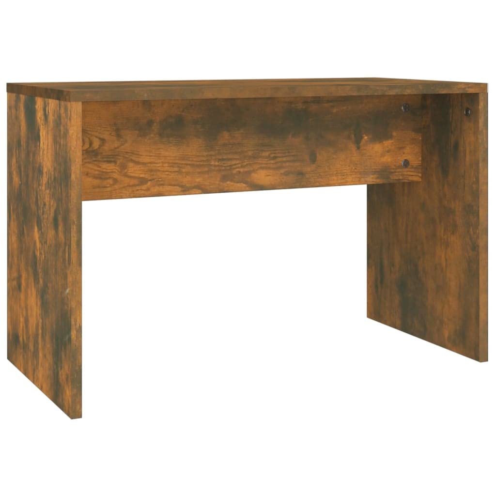vidaXL Dressing Stool in Smoked Oak Finishing - Minimalistic Design, Versatile Use, Engineered Wood Construction, 27.6'x13.8'x