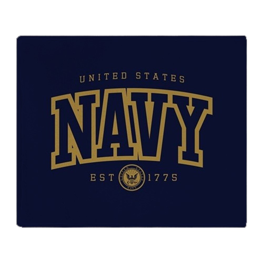 Cafepress United States Navy Athletic Throw Blanket Super Soft Fleece Plush Throw Blanket, 60'X50'