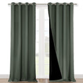 Nicetown 100% Blackout Curtains 102' Long, Pair Of Energy Smart & Noise Blocking Out Drapes For Baby Room Window, Thermal Insul