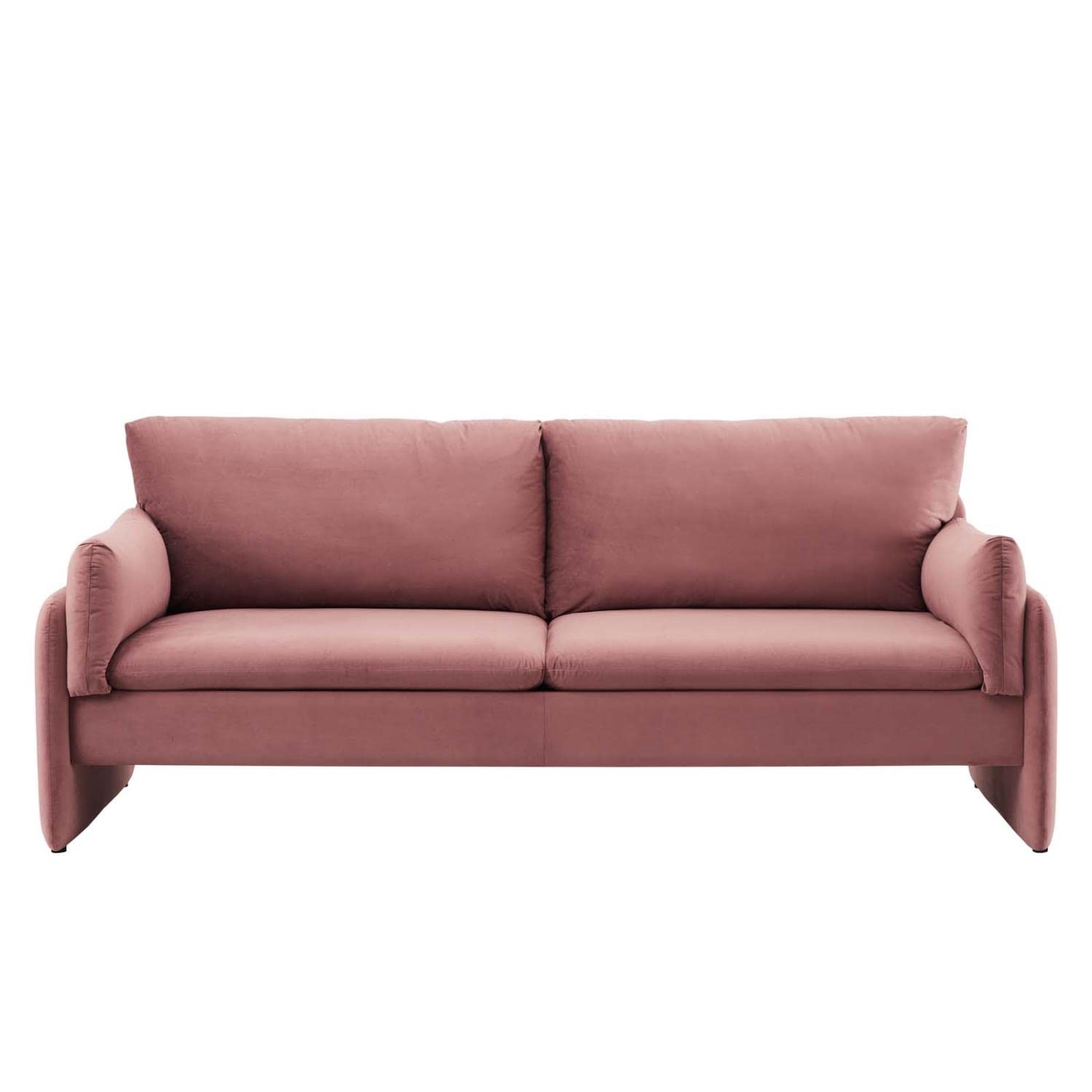 Modway Indicate Performance Velvet, Sofa, Dusty Rose