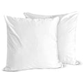 Euro Size Pillow Protectors (Set Of 2) - European Square 24X24 Pillow Covers Waterproof Hypoallergenic Dust Proof Zippered Encas