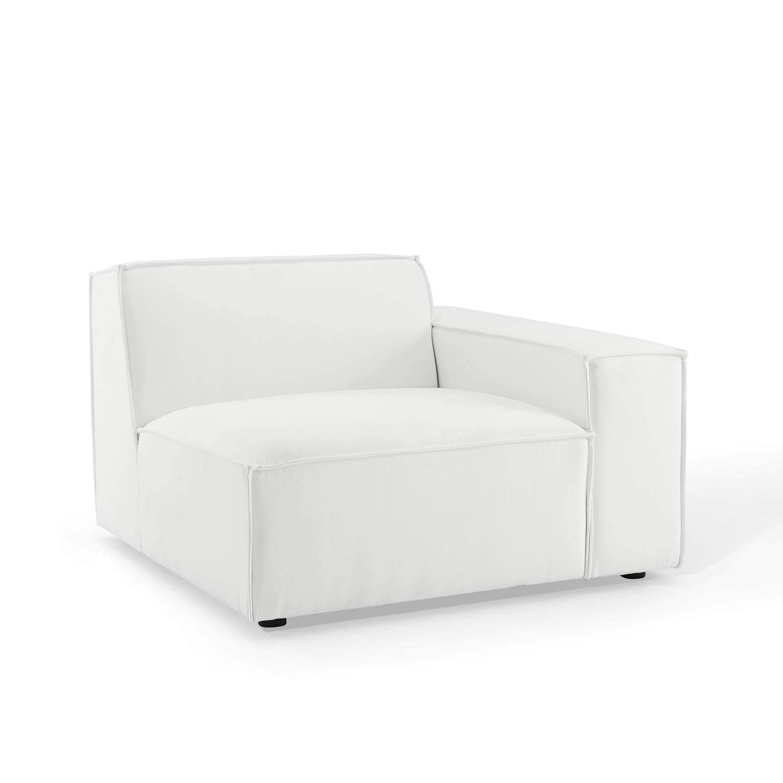 Modway EEI-4112-WHI Restore 3-Piece Sectional Sofa, White