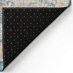 Addison Rugs Indoor/Outdoor Accord Aac34 Teal Washable 5' X 7'6' Indoor Outdoor Area Rug, Easy Clean, Machine Washable, Non She