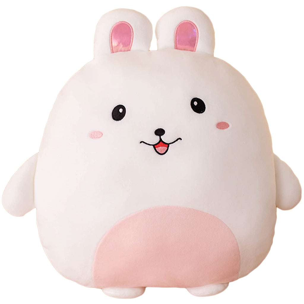 lannery Bunny Plush Pillow, Kawaii Bunny Stuffed Animal Toy Cartoon Bunny Rabbit Plushies Hugging Pillow Toys Gifts for Room Dec