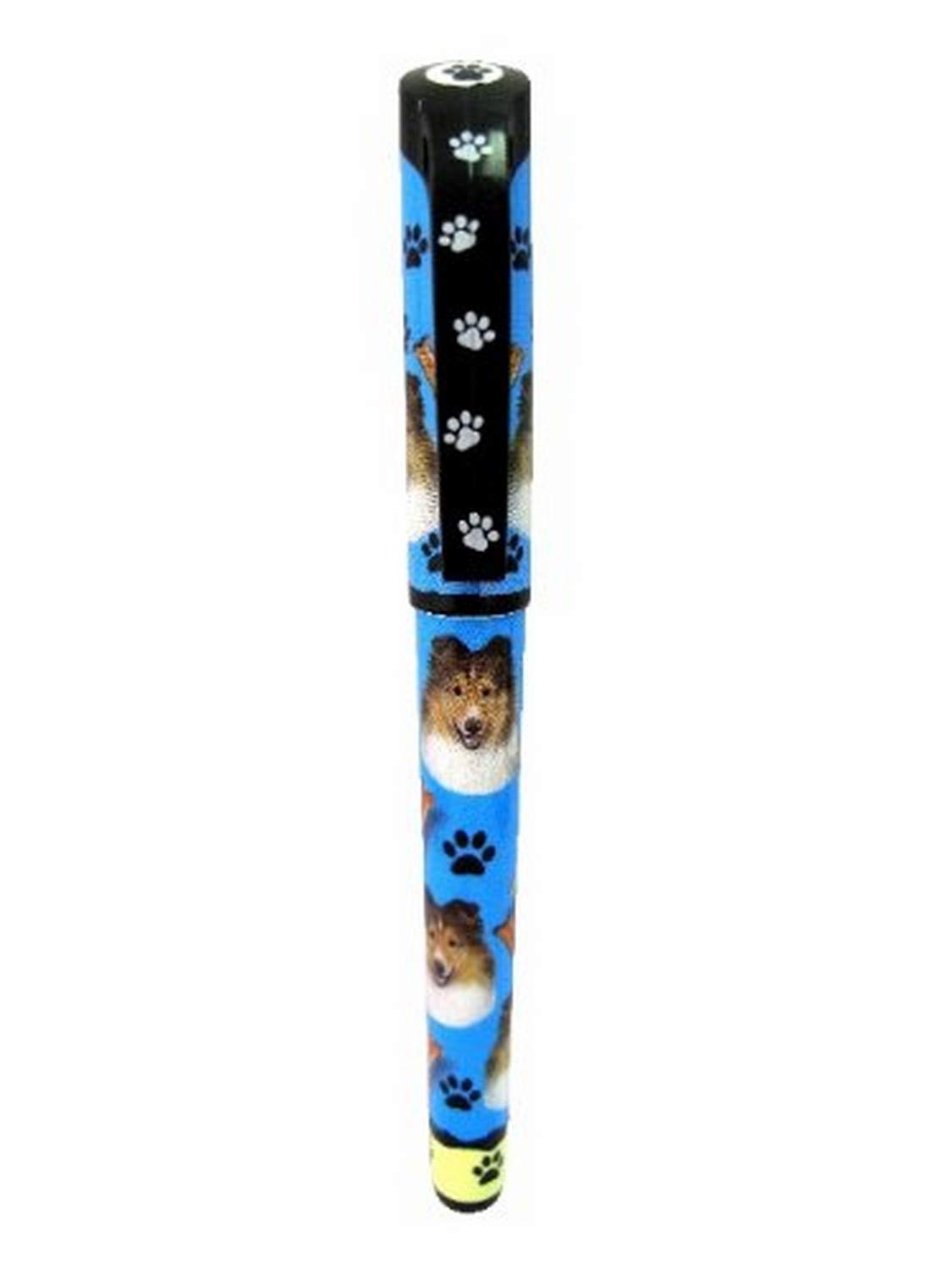 E&S Pets Sheltie Pen Easy Glide Gel Pen, Refillable With A Perfect Grip, Great For Everyday Use, Perfect Sheltie Gifts For Any O