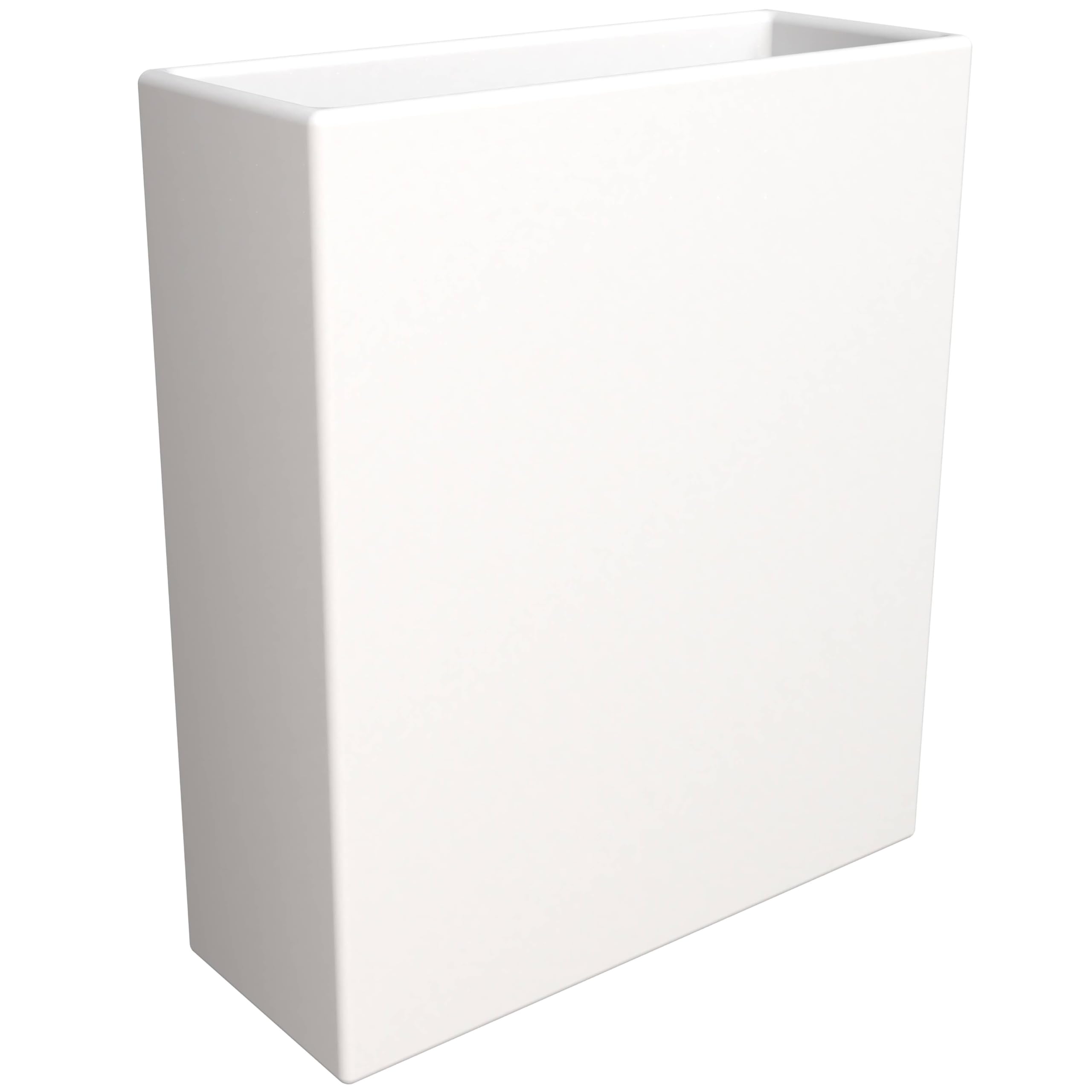 Thistle Series Poly Stone Planter Set in White