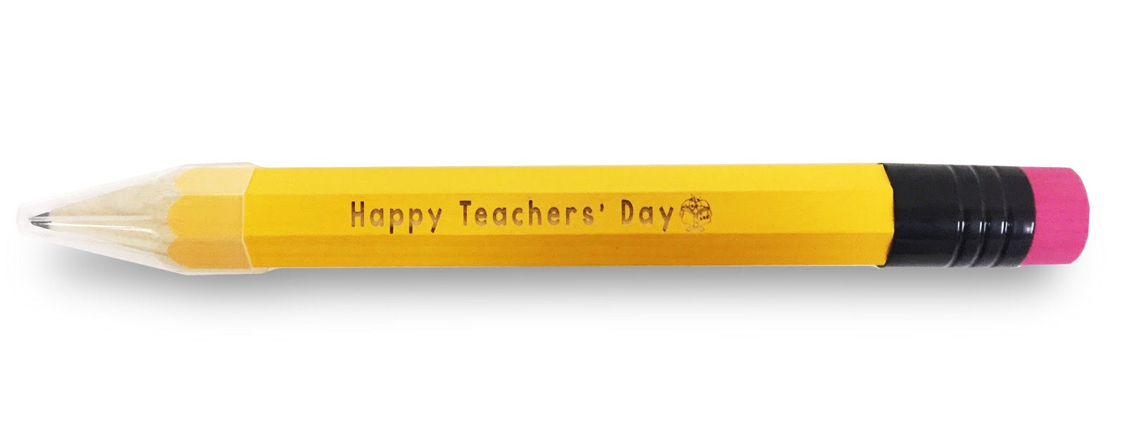 Super Jumbo Giant Pencil -'Happy Teacher'S Day' Cute Novelty Teacher Principal Appreciation Gift