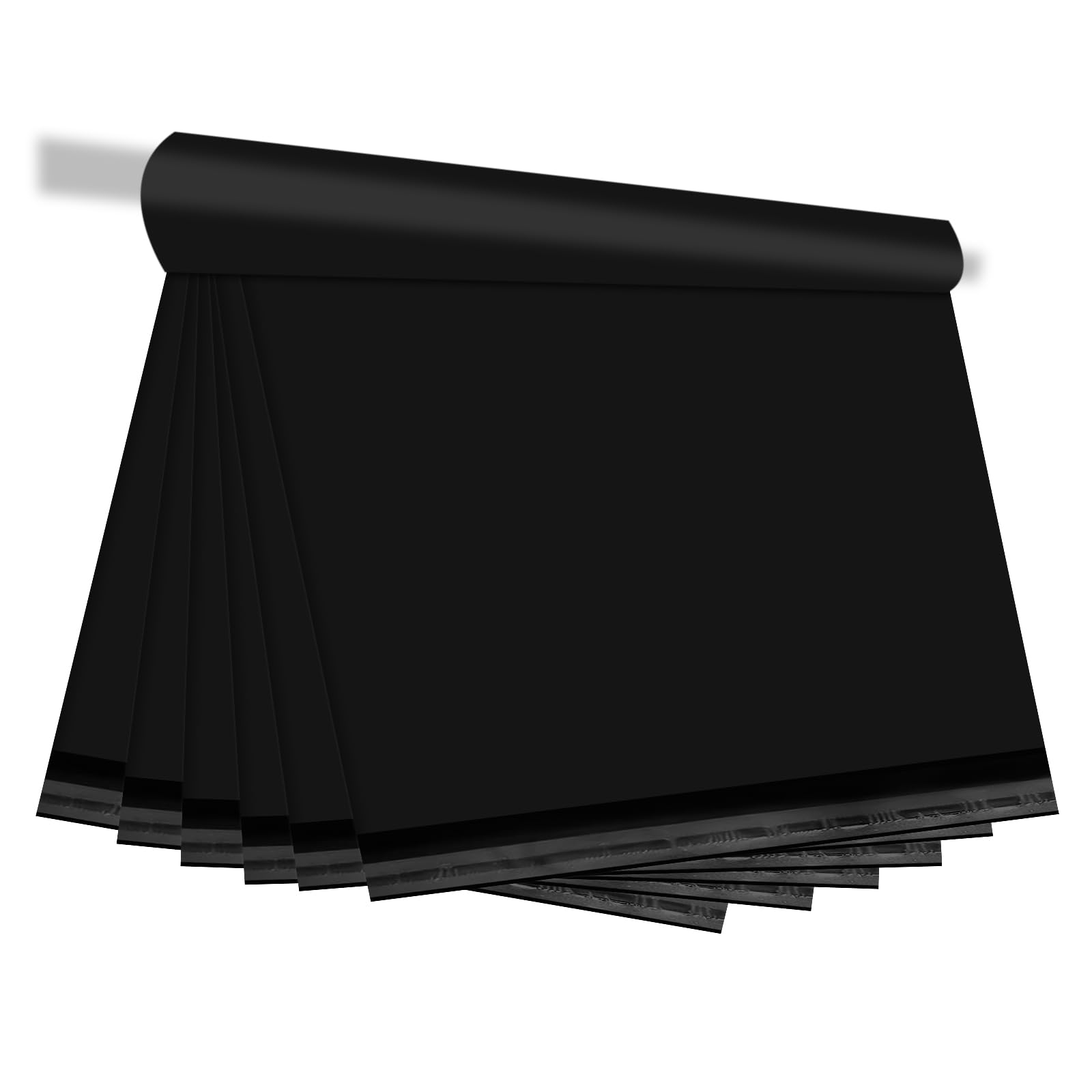 Poly Mailers Black 12X15.5 Inch 100 Pcs Shipping Bags For Clothing, Shipping Envelopes, Strong Self Seal Mailing Bags For Small