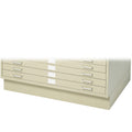 Safco Products Flat File Closed Base for 5-Drawer 4994TSR Flat File, Sold Separately, Tropic Sand