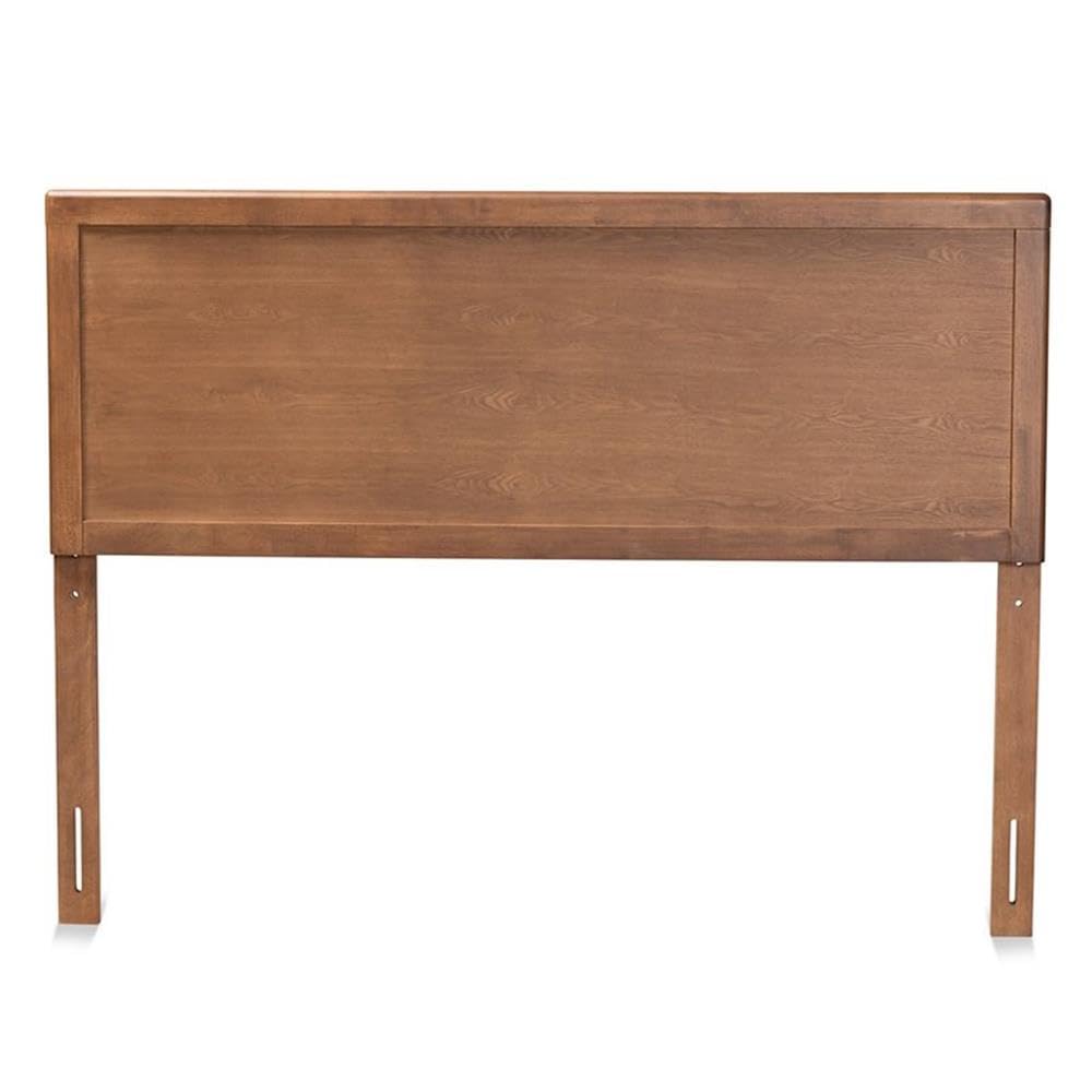 Baxton Studio Alan Ash Walnut Rubberwood Queen Headboard