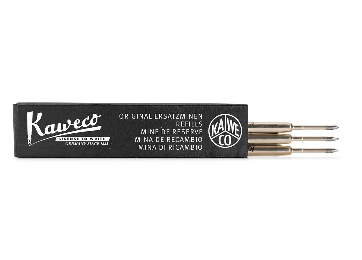 Kaweco G2 Ballpoint Pen Refills 1.4 Black Pack Of 3 I 3 Pieces 1.4 Refill Black Ball Pen I Pen Refills I Refill For Multicoloure