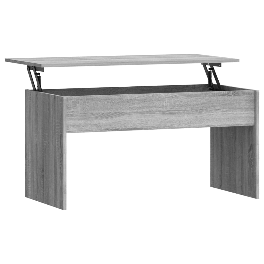 Vidaxl Coffee Table Gray Sonoma 40.2&quot;X19.9&quot;X20.7&quot; Engineered Wood