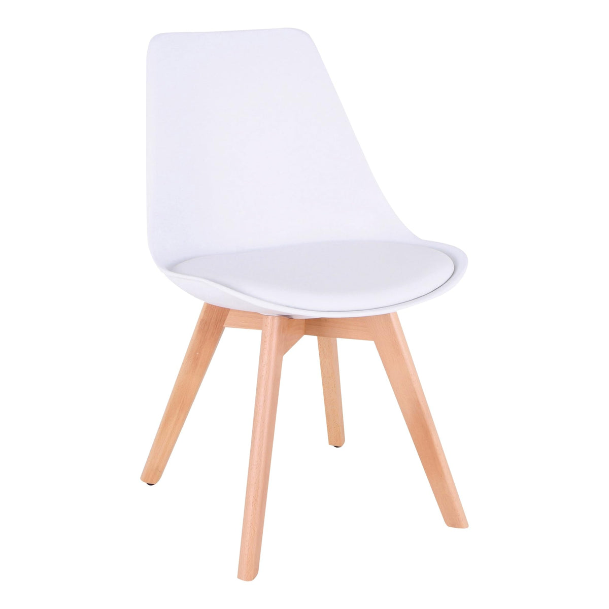 Lorell Curved Plastic Shell Guest Chair