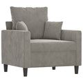 Vidaxl 2-Seater Sofa - Modern Velvet Upholstery, Dark Gray Watch, 55.1” With Comfortable Foam Filling, Featuring Metal And Plywood Frame