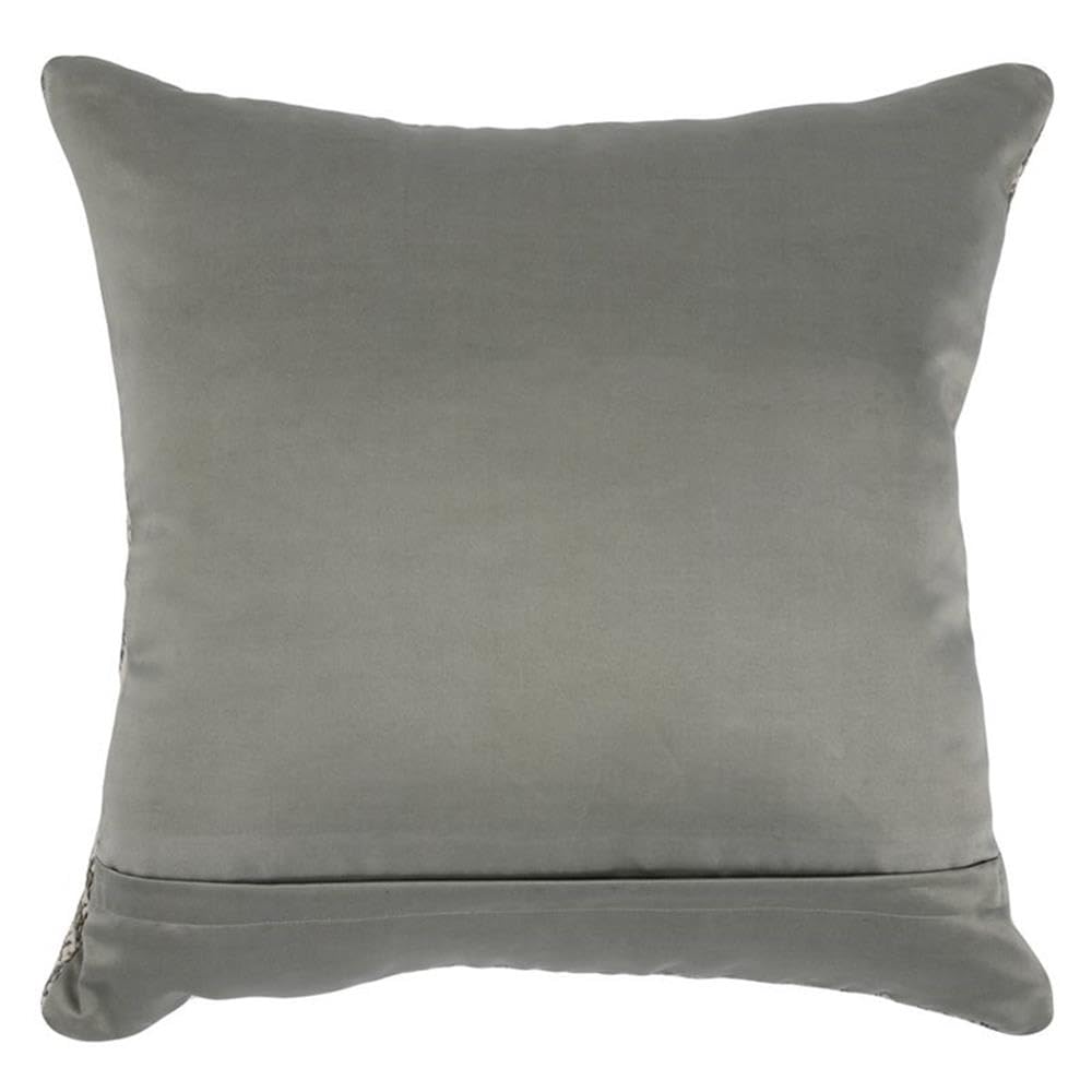 Kosas Home Nixie 22X22 Geometric Polyester Fabric Throw Pillow In Gray