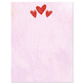 Sketched Hearts Letter Paper - Decorative Stationery With Heart Border, Printable Valentine'S Day, Wedding & Bridal Shower, & In